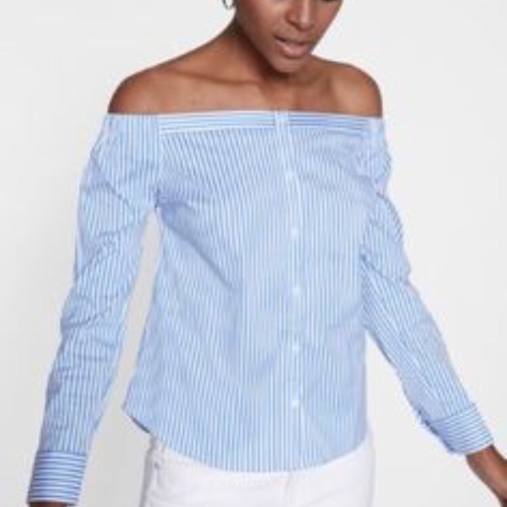 Women’s off the shoulder shirt top express